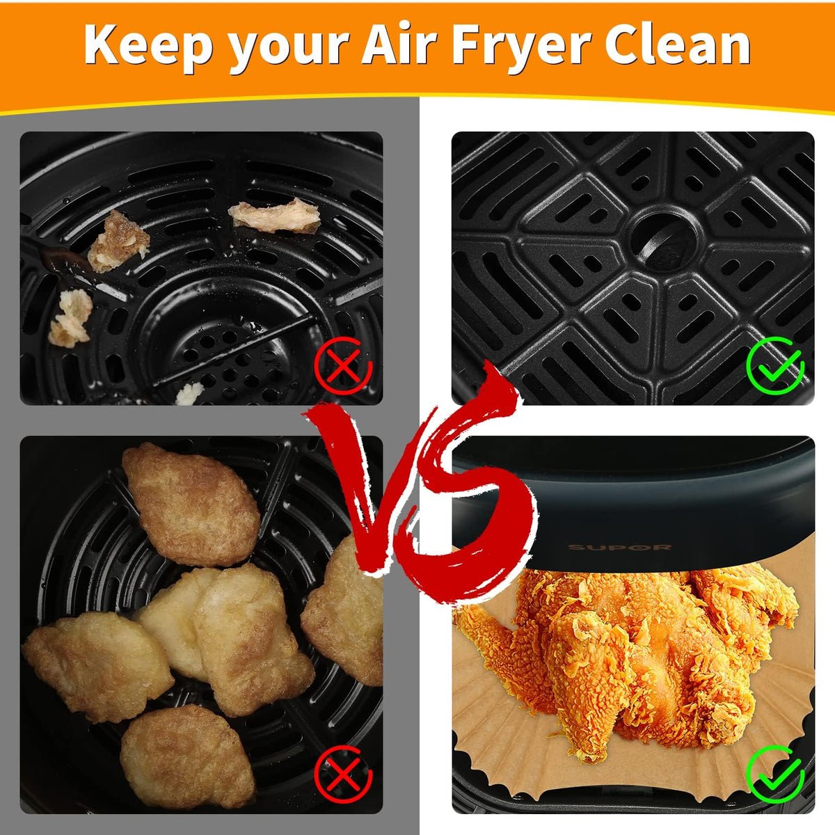 MMH food-grade parchment is non-stick and heat resistant for safe cooking.