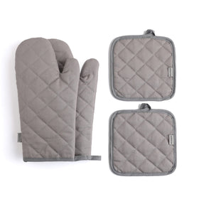 MMIAOYAN oven mitts 7x12in grey with heat protection for cooking and grilling