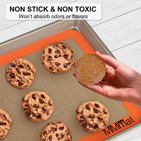 MMMAT set of two half-sheet mats sized to fit standard pans