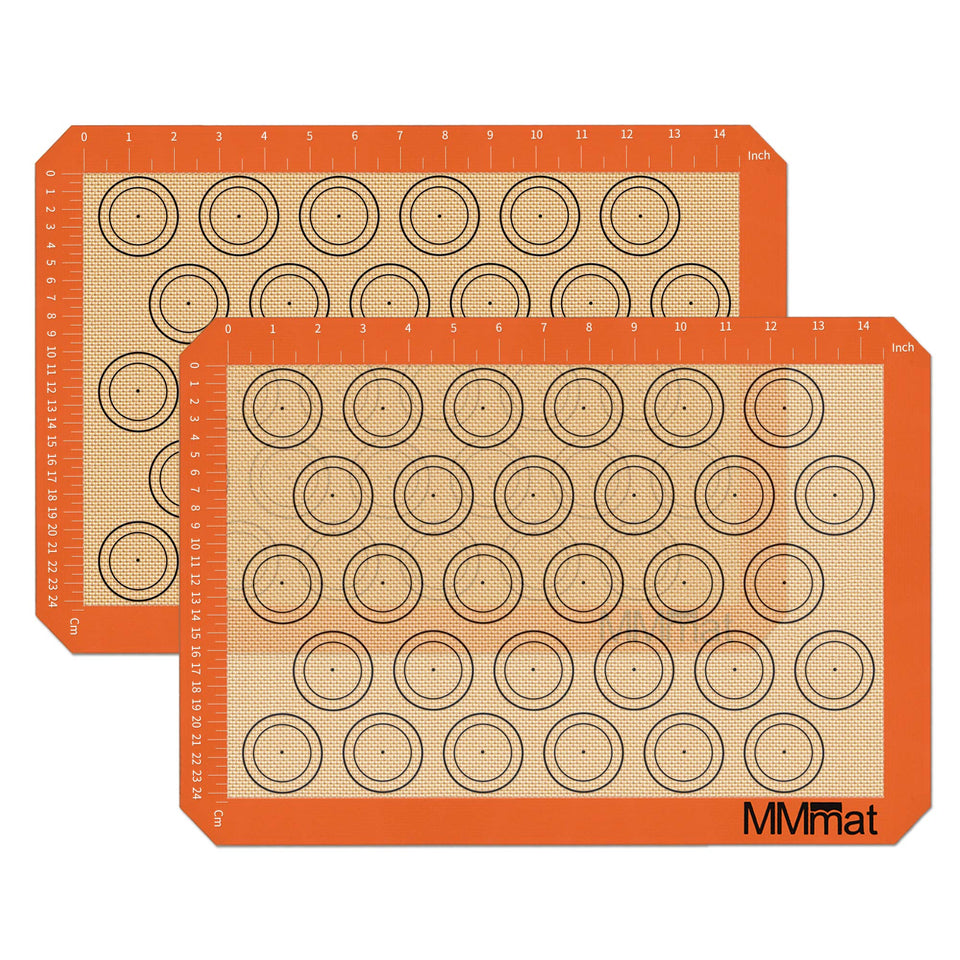 MMMAT silicone baking mat flatlay shows reusable non-stick surface for easy food release