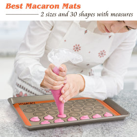 MMMAT versatile baking mat supports pizza macarons pies and treats