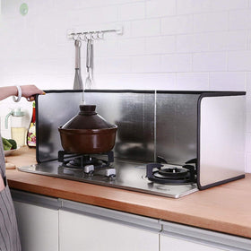 MMUK kitchen safety splatter shield offers versatile protection during meal prep