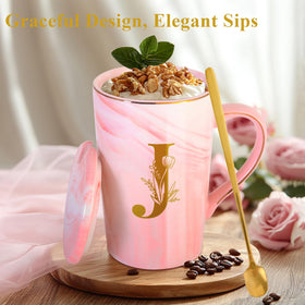 MNZZ personalized mug showing comfortable handle for easy grip.