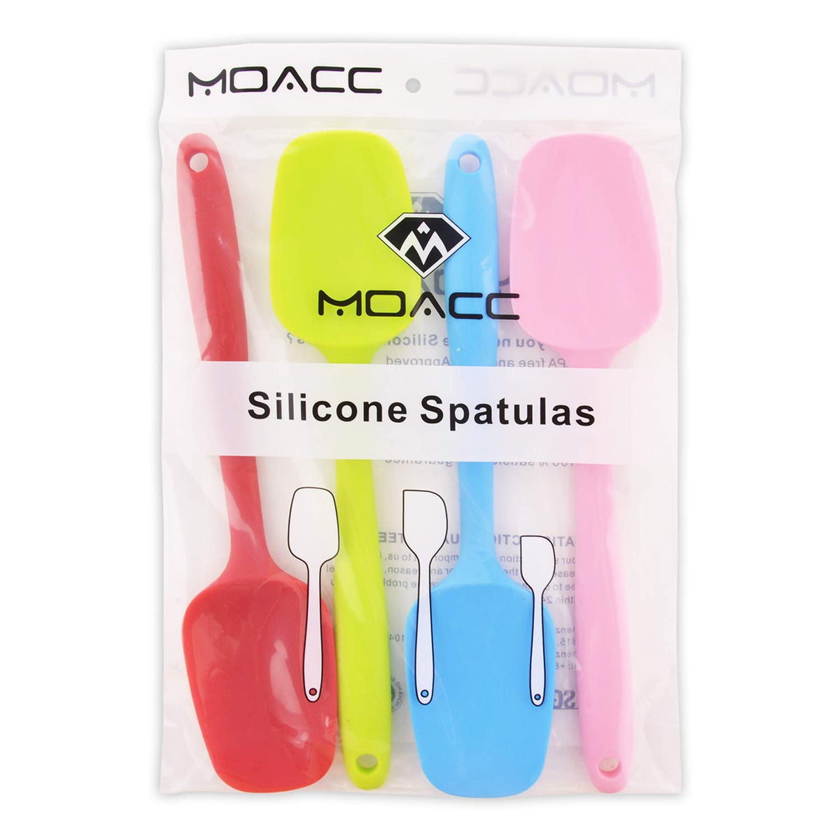 Versatile MOACC spatulas for baking, mixing, and batter tasks