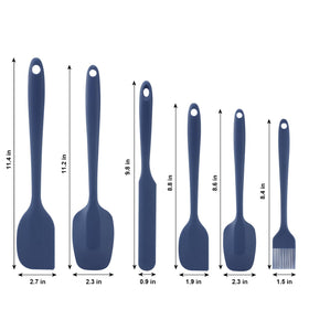 MOACC silicone spatulas with hanging loop for easy storage and quick dry after washing