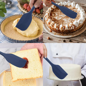 MOACC silicone spatulas seamless one piece design for durable use and easy cleaning