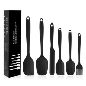 MOACC silicone spatulas set6 in-coated-pan-use for safe non-stick stirring