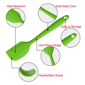 MOACC spatulas feature a stainless steel core for sturdy handling