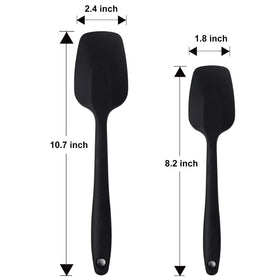 MOACC 8.2-inch spatula ideal for stirring, scraping, and folding batter.
