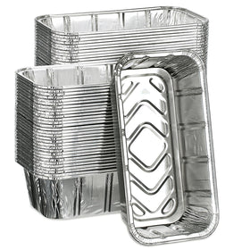 MOACOCK 50 pack loaf pans for even heating and reliable baking results