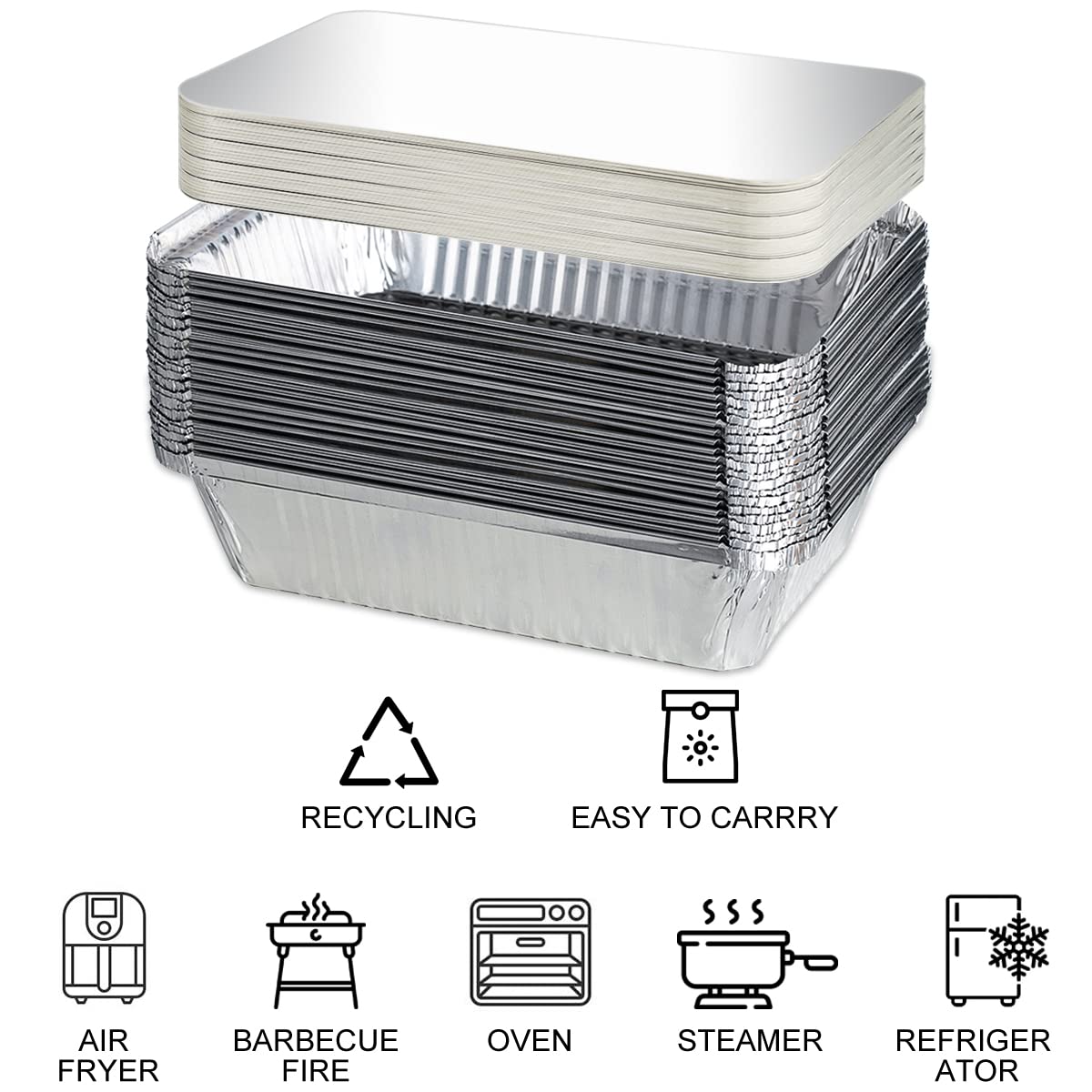 MOACOCK disposable to-go containers simplify cleanup after events.