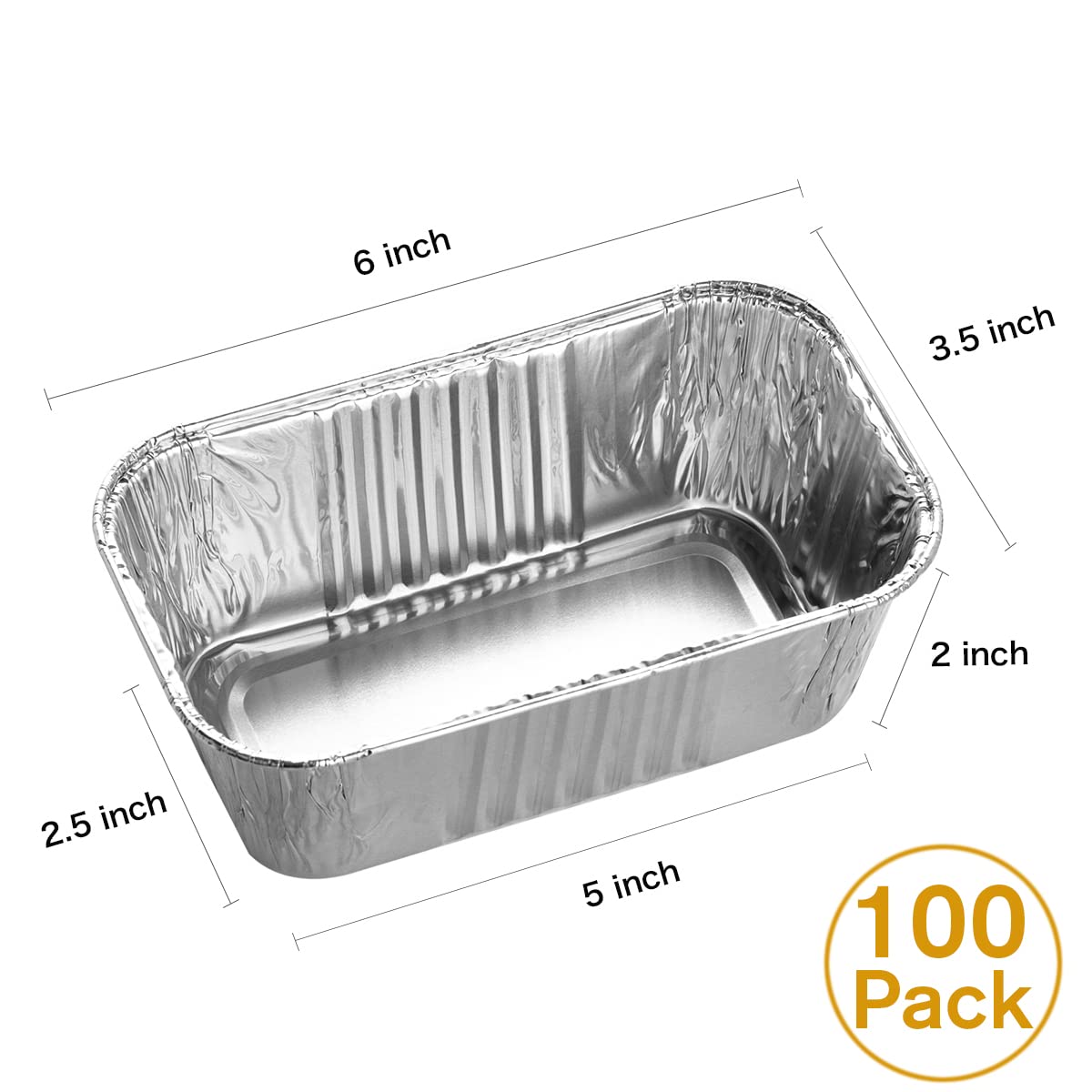 MOACOCK heavy-duty aluminum loaf pan maintains shape under high oven heat.