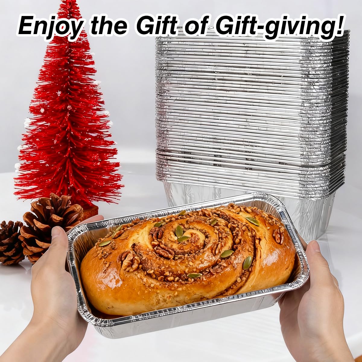 MOACOCK mini loaf pans perfect for single-serve treats and gifts