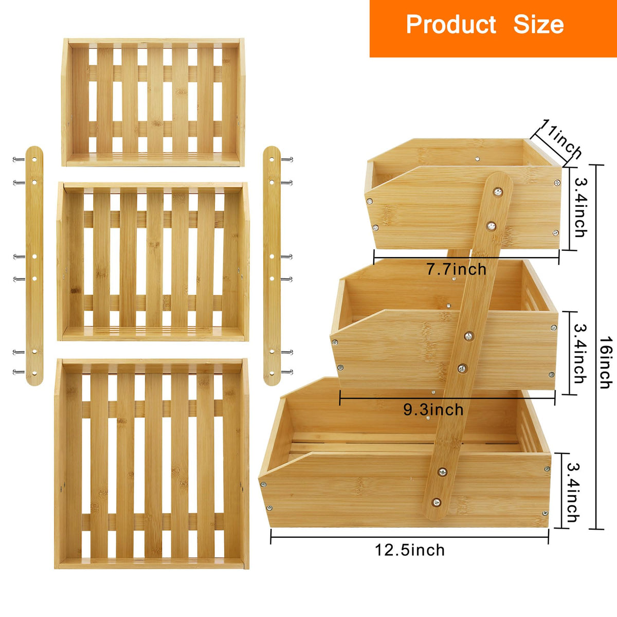 mobzio fruit basket dining-table display adds natural charm to kitchen