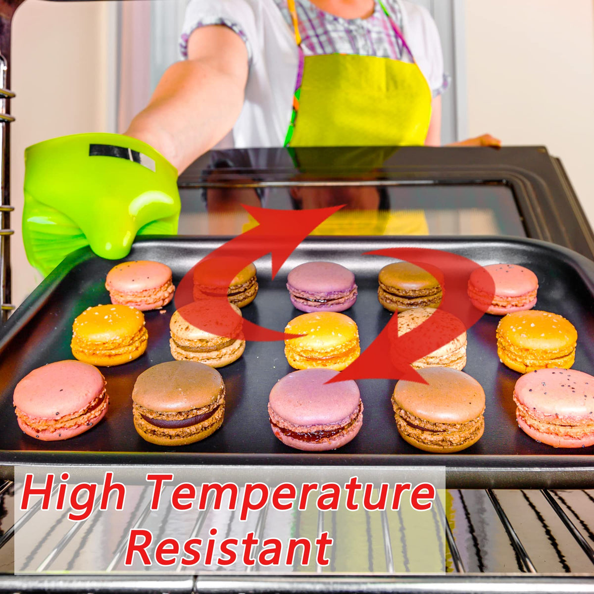 Mobzio bakeware is oven safe to 450°F for versatile cooking.