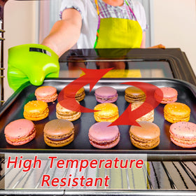 Mobzio bakeware is oven safe to 450°F for versatile cooking.