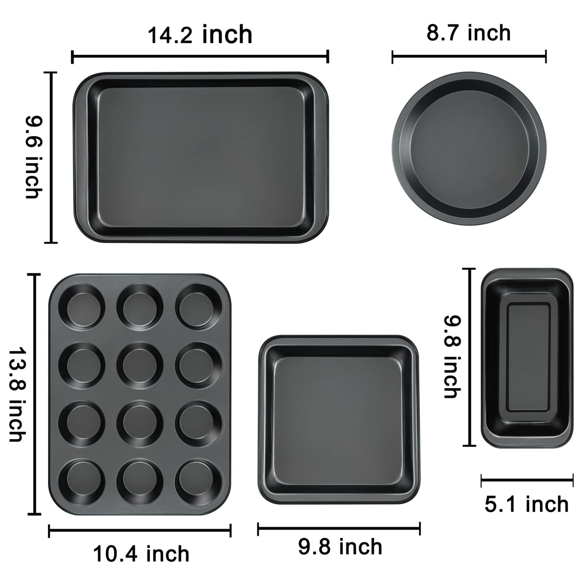 Mobzio roast pan distributes heat for evenly browned roasts.
