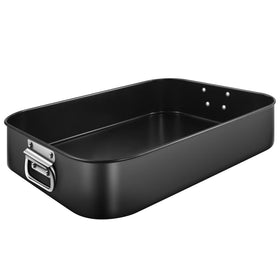 Mobzio Lasagna Pan Deep with nonstick coating for easy release and quick cleanup.