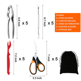 Mobzio storage bag keeps all tools organized after cooking.