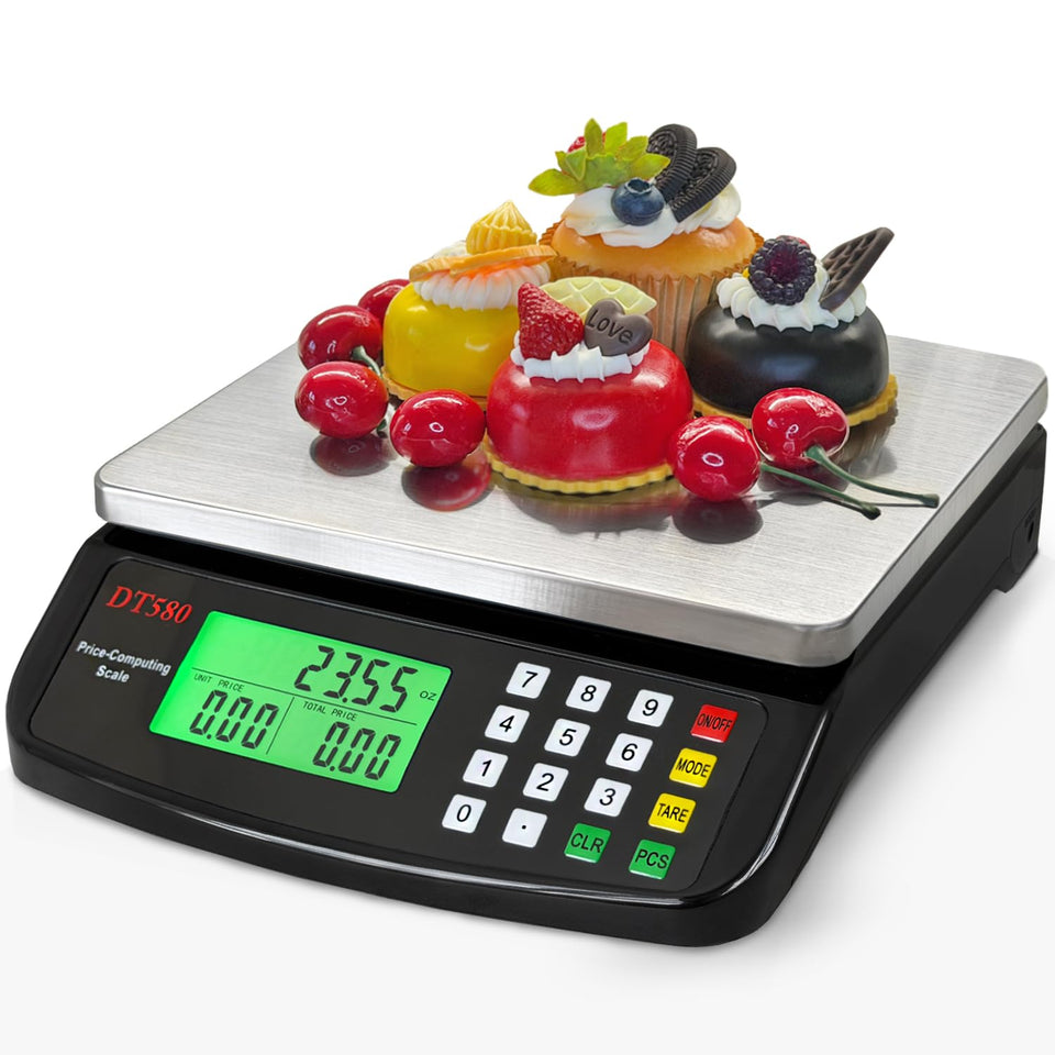 MOCCO large digital kitchen scale with 40kg capacity for accurate bulk weighing