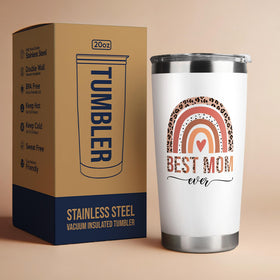 Mocosweeties 20oz tumbler with double-wall insulation preserves drinks