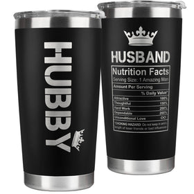 Mocosweeties husband tumbler wedding gift, stylish and practical for special occasions.