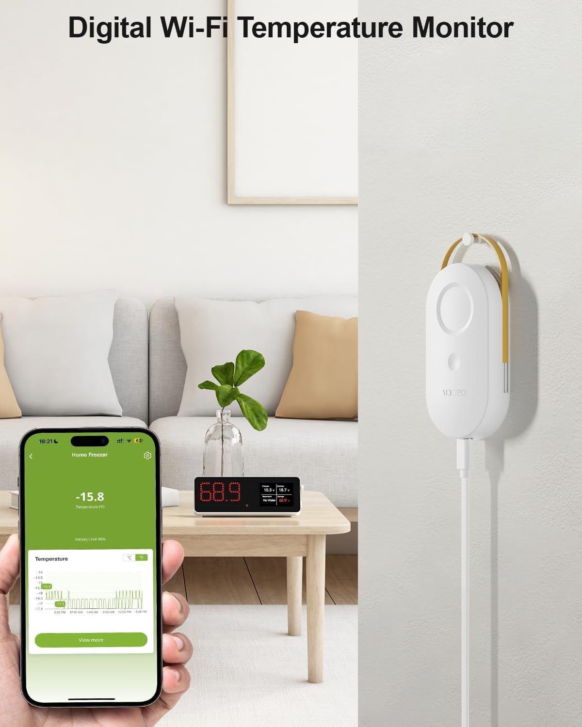 MOCREO MS1 scales to thirty sensors on one hub for expanded coverage