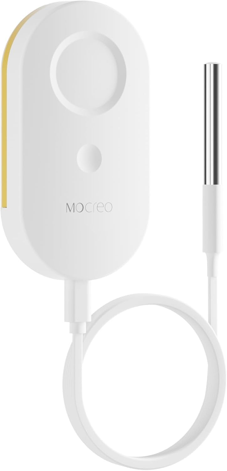 MOCREO MS1 freezer thermometer with hub compatibility for real-time monitoring via app