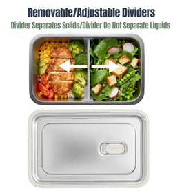 Modaniam Bento Box lid seal demonstrating leak-proof performance for on-the-go meals.