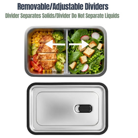 Modaniam bento box lid seal ensures spill-free transport.