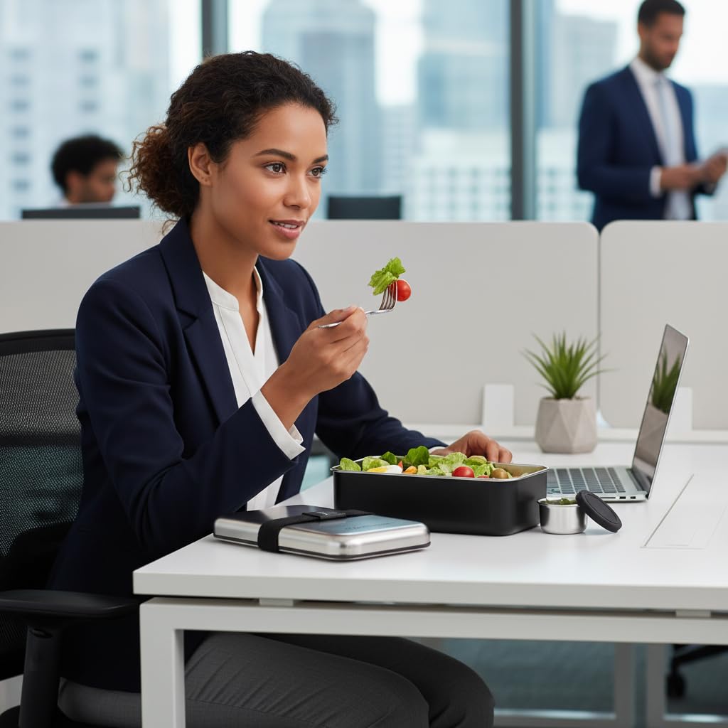 Modaniam leak-proof sauce container included for spill-free condiments