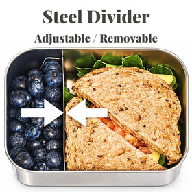 Modaniam snack containers 6.5oz two-pack ideal for snacks.
