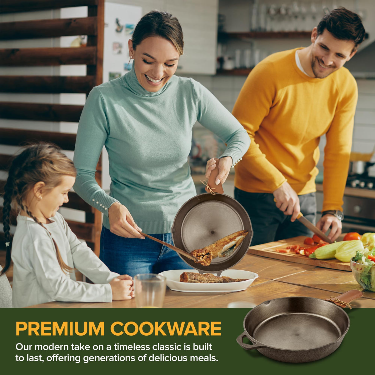 Modern Innovations durable cookware built to last with proper care.