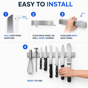 Modern Innovations knife bar used to store keys and everyday essentials