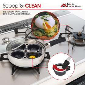 Modern Innovations stay-cool handle and dishwasher-safe design for easy cleanup.