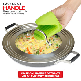 Modern Innovations universal lid in dishwasher for quick cleanup
