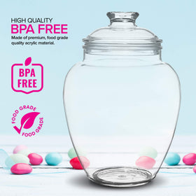 Wide 7-inch opening of the Modern Innovations jar for easy filling and access.
