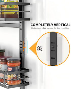 Moforoco three small shelves fit compact items like tea boxes.