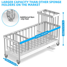 Moforoco three-compartment design separates sponge brushes and dispensers