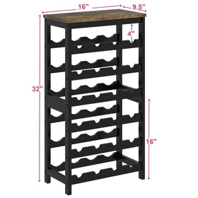 MOGELAFOO kitchen bar setup using bamboo wine storage solution