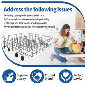 MOHTOL lower-dishrack replacement with the 2-year warranty.
