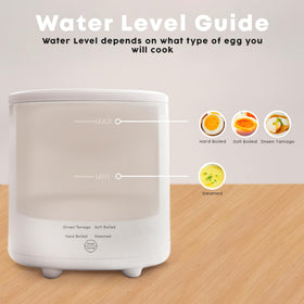 MOJOCO egg cooker auto-shut-off feature prevents overcooking.