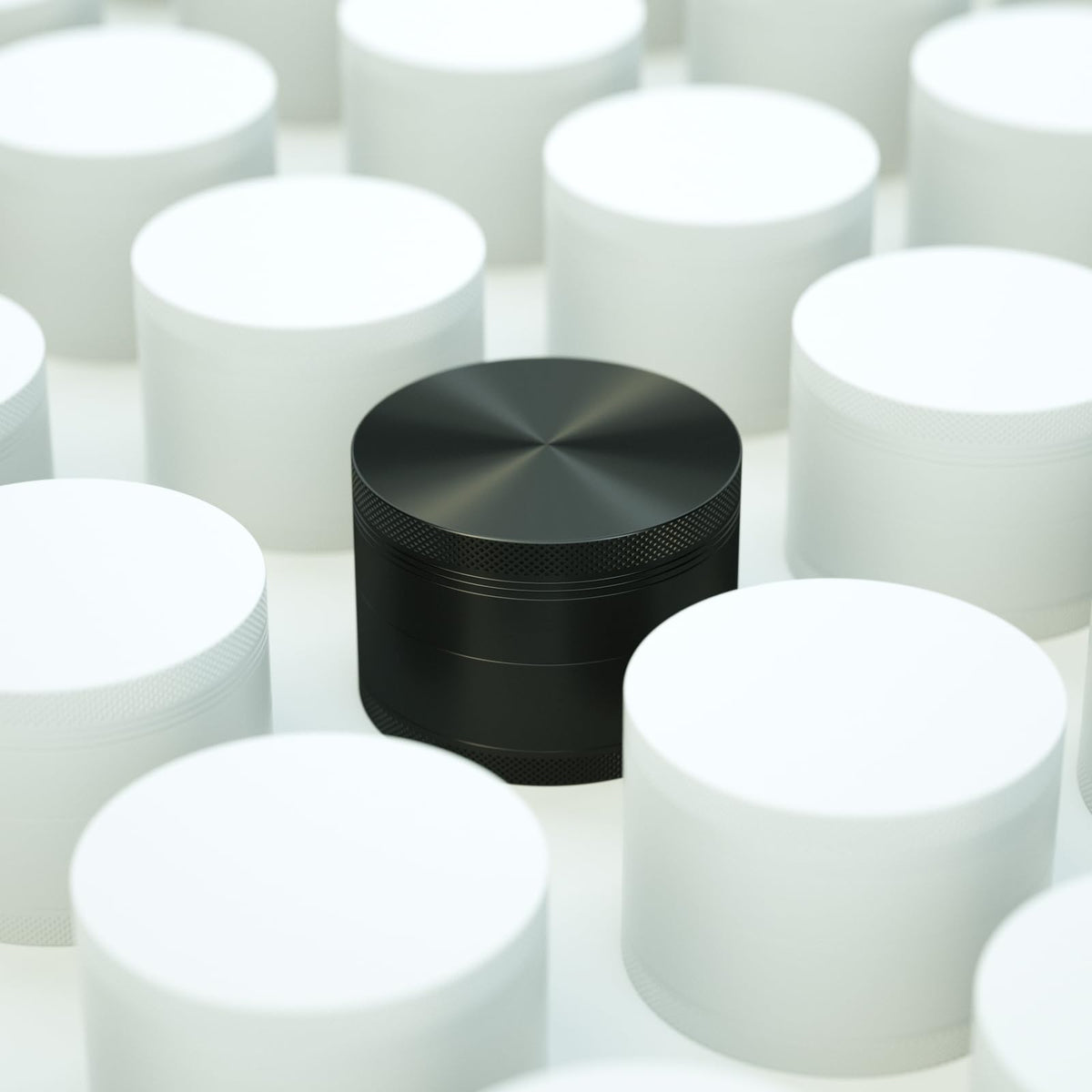 Compact MOJOTAXI grinder designed for tight spice storage and quick grinding.