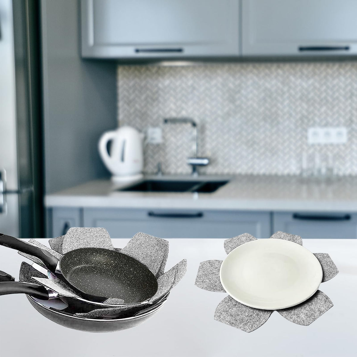 MOJOTORY pan protectors are washable and reusable for long-term use.