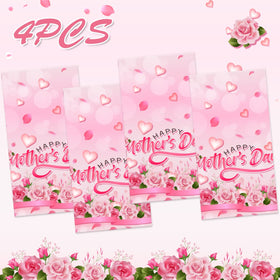 Mokeja Party outdoor use pink rose tablecloth ideal for backyard celebrations