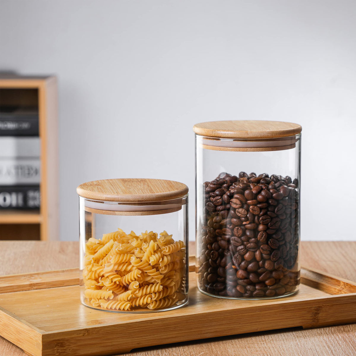 MOLFUJ ideal for flour, sugar, snacks, and crackers in a tidy pantry.