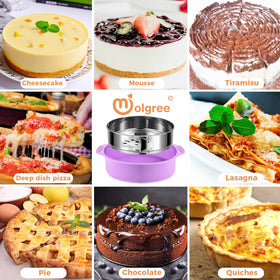 Molgree oven and air fryer compatible pan for versatile baking.