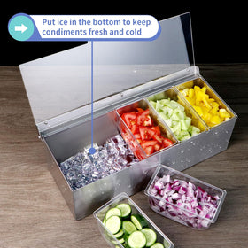 Moligou chilled tray with ample ice space for longer cooling.