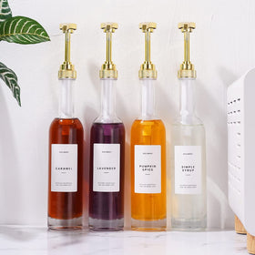 Molimoli complete set packaging supports quick setup of a cafe style syrup bar.