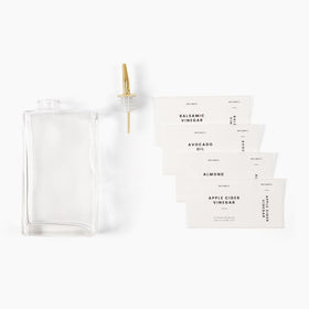 Molimoli compact glass bottles support stylish countertop organization.